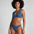 Slip de Bikini Rio Scallop, Bleu