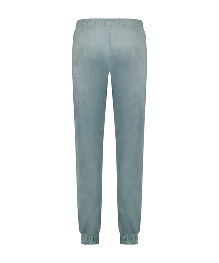 Pantalon de jogging Velours court, Bleu