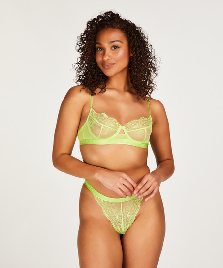 Slip br&eacute;silien Honey, Vert