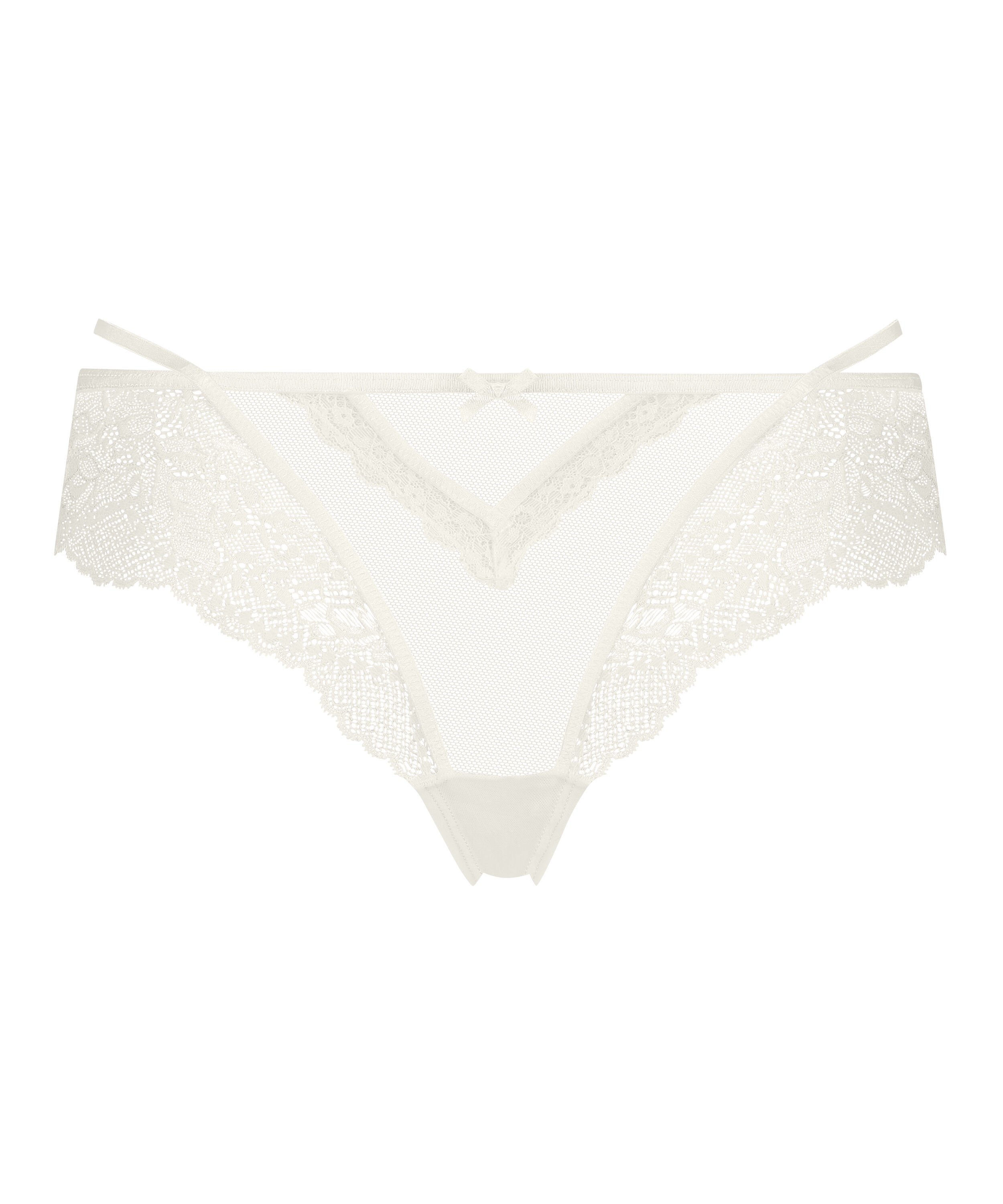 Slip br&eacute;silien Anna, Blanc