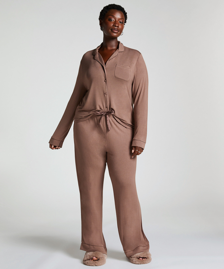 Broek Jersey Essential, Bruin