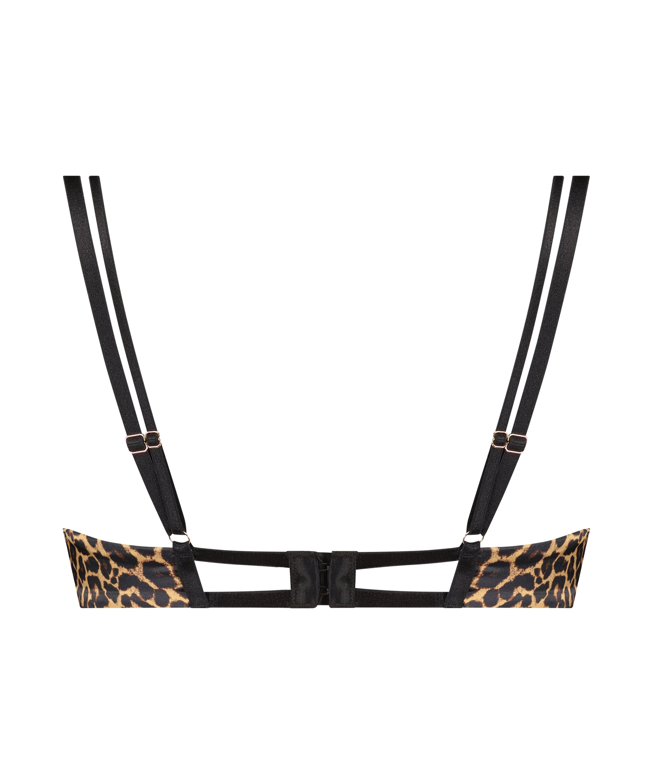 Soutien-gorge rembourré demi-bonnet à armatures préformé Ellie, Noir, main