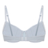 Soutien-gorge &agrave; armatures non-rembourr&eacute; Pointelle, Bleu