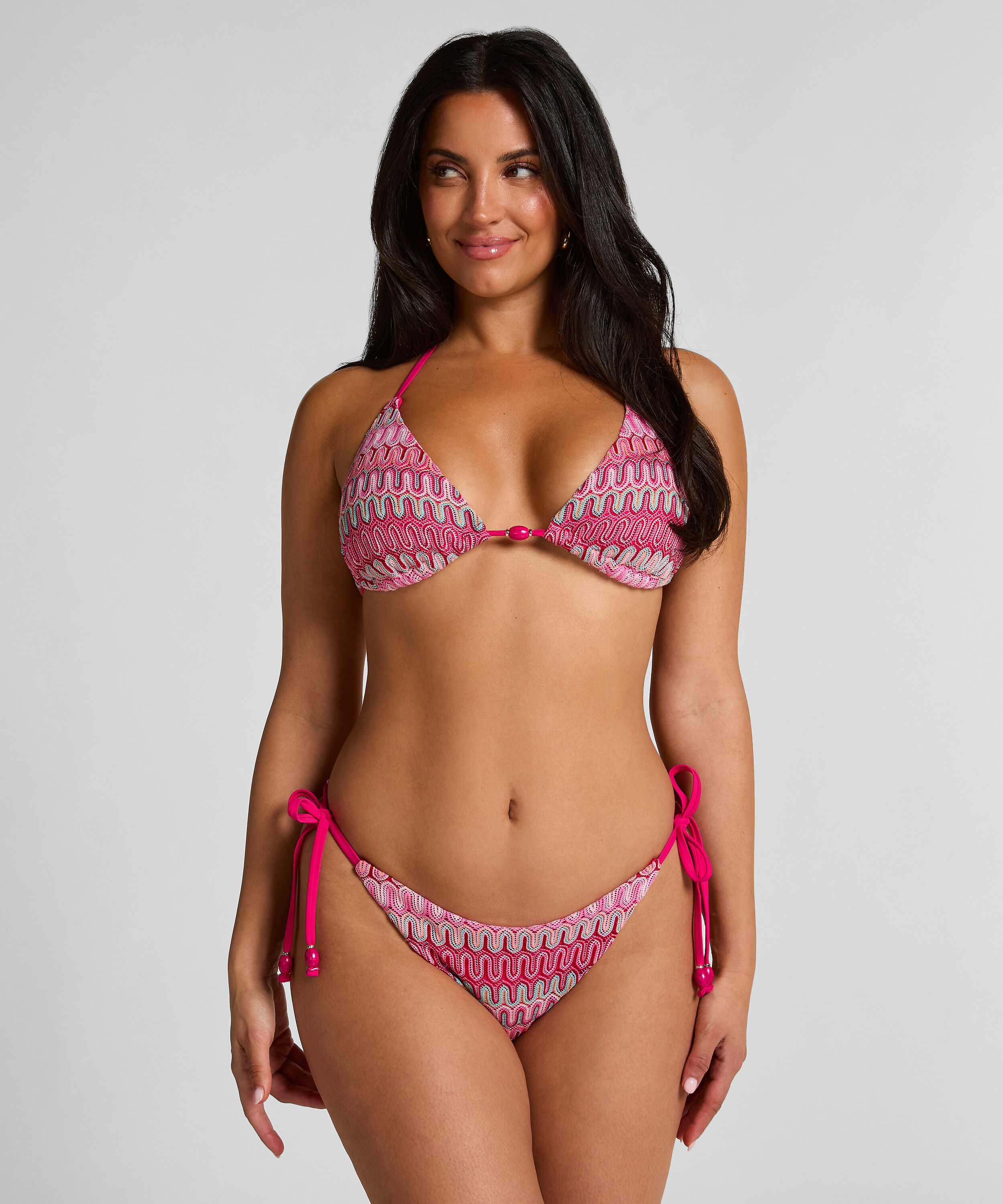 Bas de bikini à jambe haute Cali