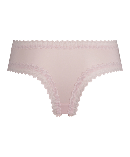 Slip br&eacute;silien V-shape Amaris, Rose