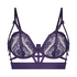 Soutien-gorge &agrave; armatures non-pr&eacute;form&eacute; longline Mitzy, Pourpre