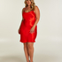 Jurk mini Satijn, Rood