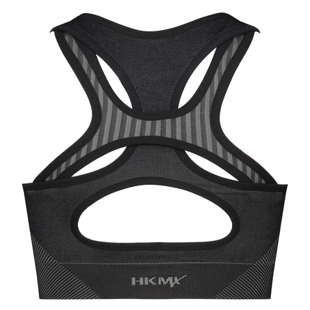 Soutien-gorge de sport HKMX The Motion Level 2, Noir