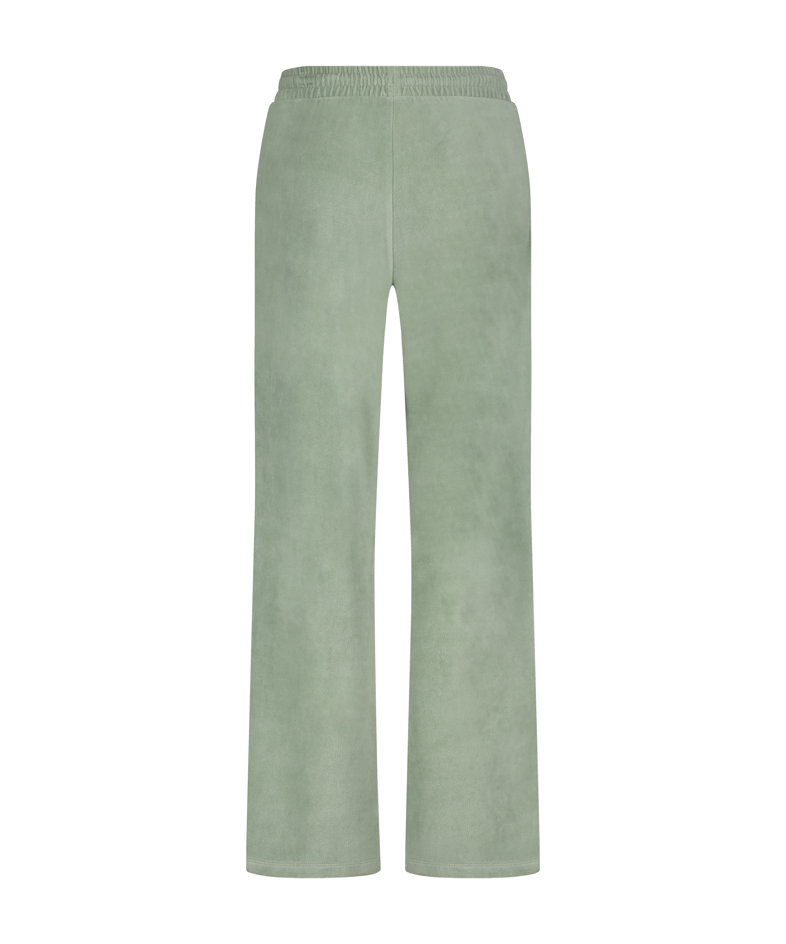 Velours pyjamabroek, Groen, main