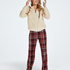Tall Pantalon de pyjama Velours, Rouge