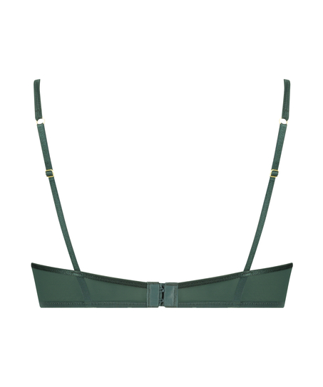 Soutien-gorge rembourr&eacute; demi-bonnet &agrave; armatures longline Iggy, Vert