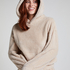 Hoodie Fleece Snuggle, Beige