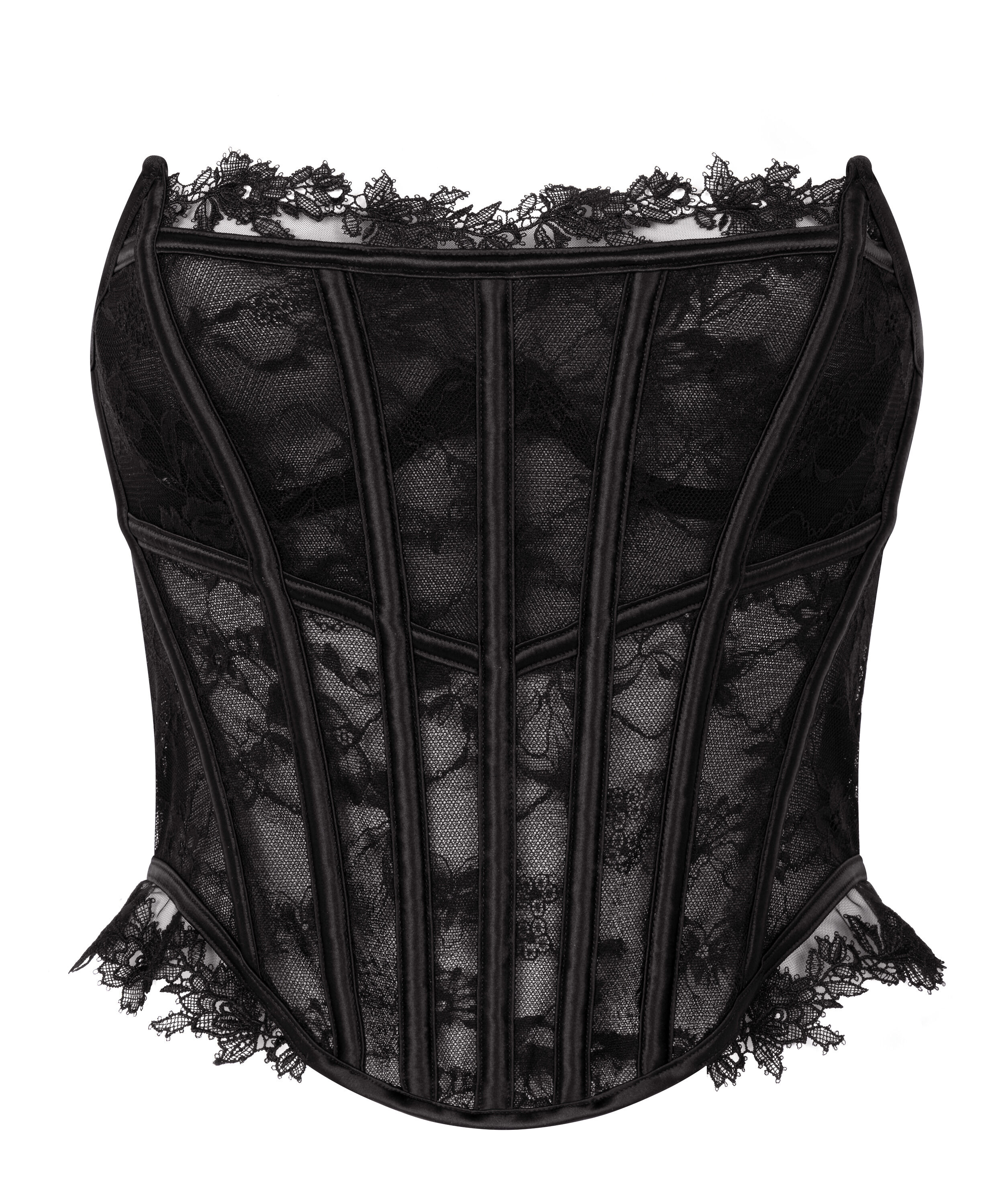 Bustier Julia , Noir