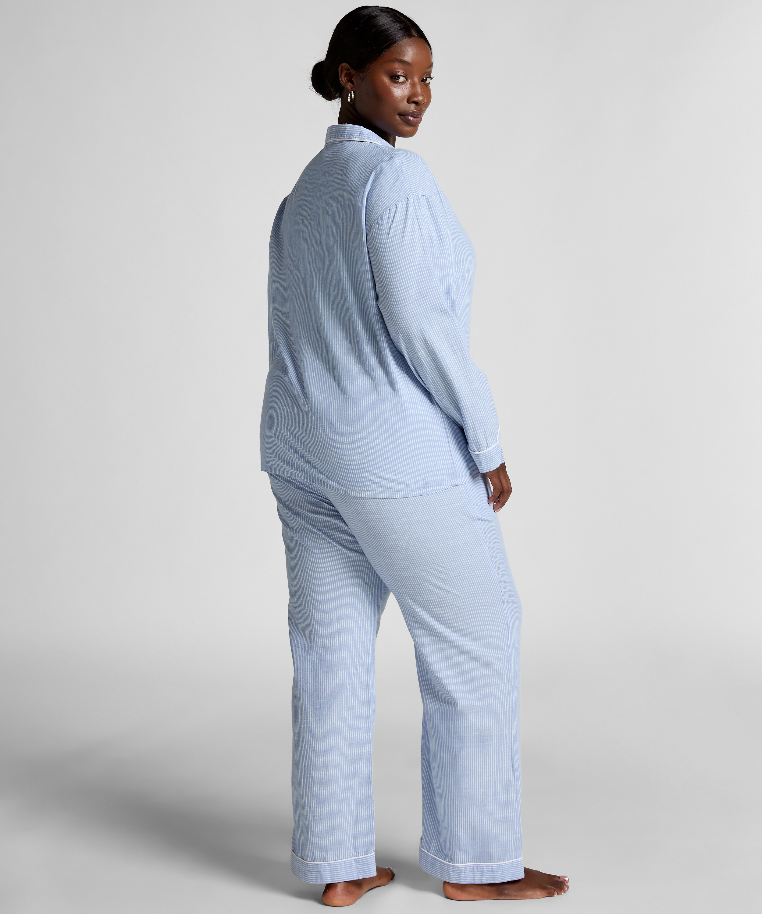 Jacket Katoen, Blauw, main