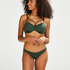 Haut de bikini &agrave; armatures pr&eacute;form&eacute; Scallop Glam, Vert