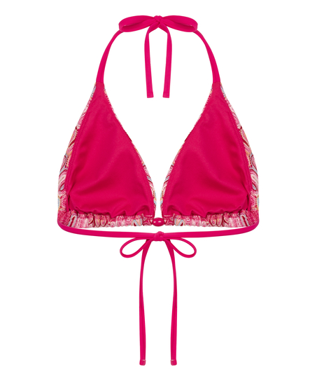 Triangel bikinitop Cali, Roze