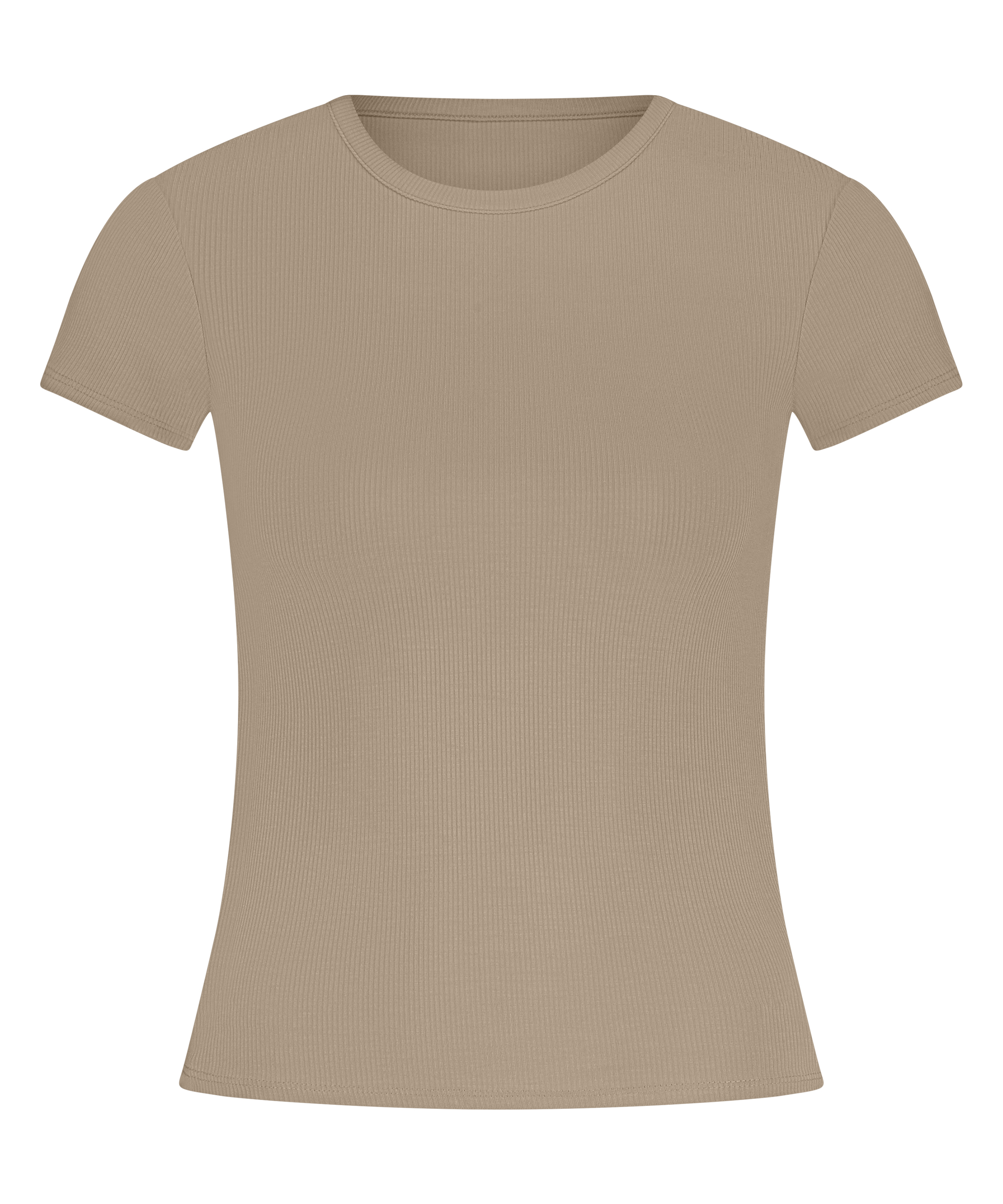 Pyjamatop Rib Essential, Beige, main