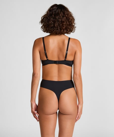 Soutien-gorge à armatures préformé push-up Smooth, Noir