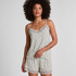 Korte pyjamaset Cami, Grijs