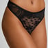 String jambe haute Lou, Noir