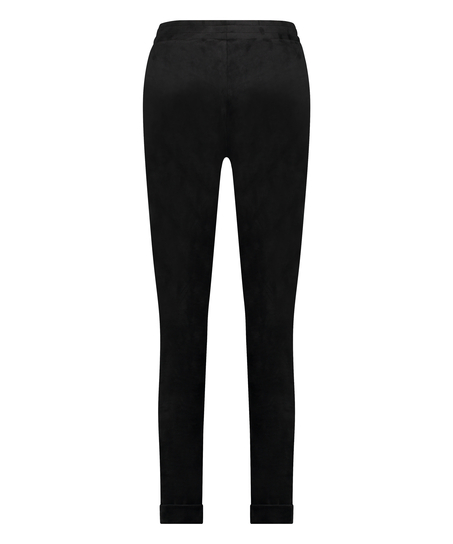 Pantalon de jogging Velours court, Noir