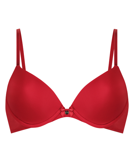 Soutien-gorge &agrave; armatures pr&eacute;form&eacute; Plunge, Rouge