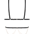 Bralette chain Top, Zwart