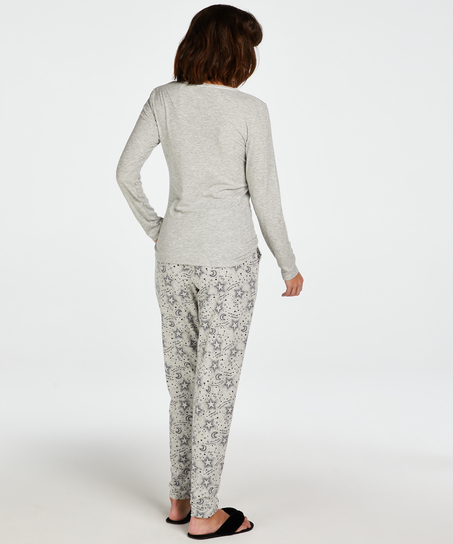 Pantalon de pyjama Jersey, Gris
