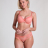 Brazilian V-shape mesh, Roze