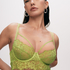 Soutien-gorge &agrave; armatures pr&eacute;form&eacute; longline Isabella, Vert