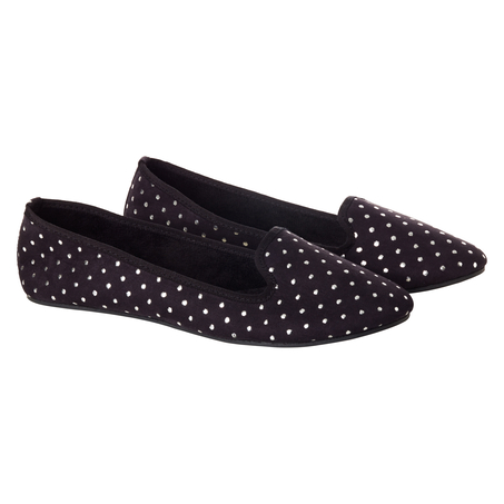 Ballerines studs, Noir