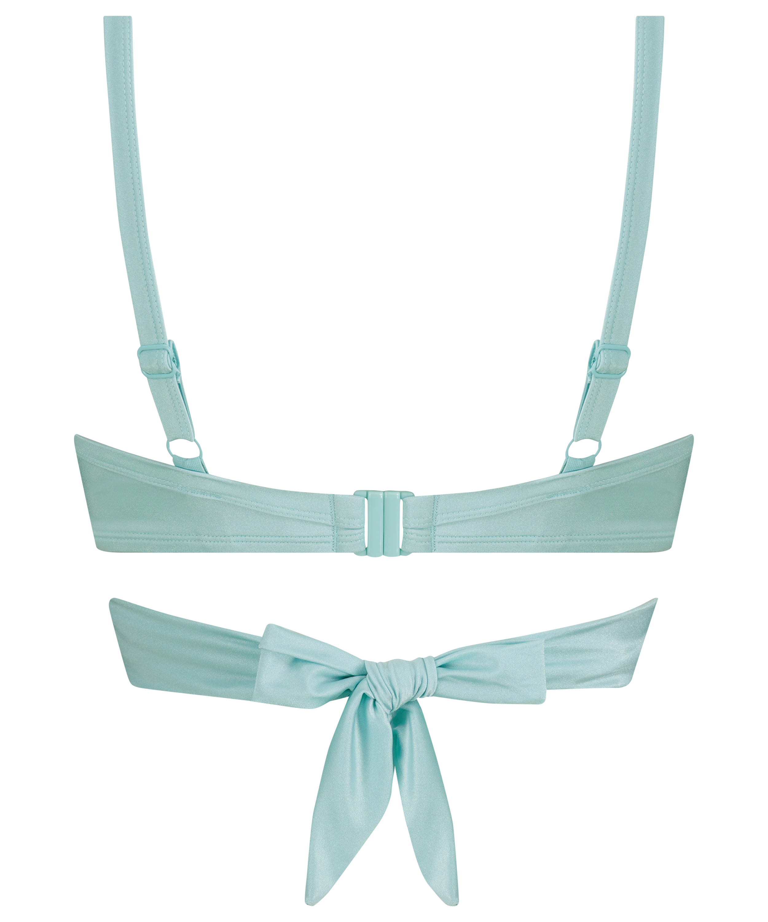 Voorgevormde push-up bikinitop met beugel Sydney, Blauw, main