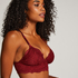 Triangle Bralette Marine, Rood