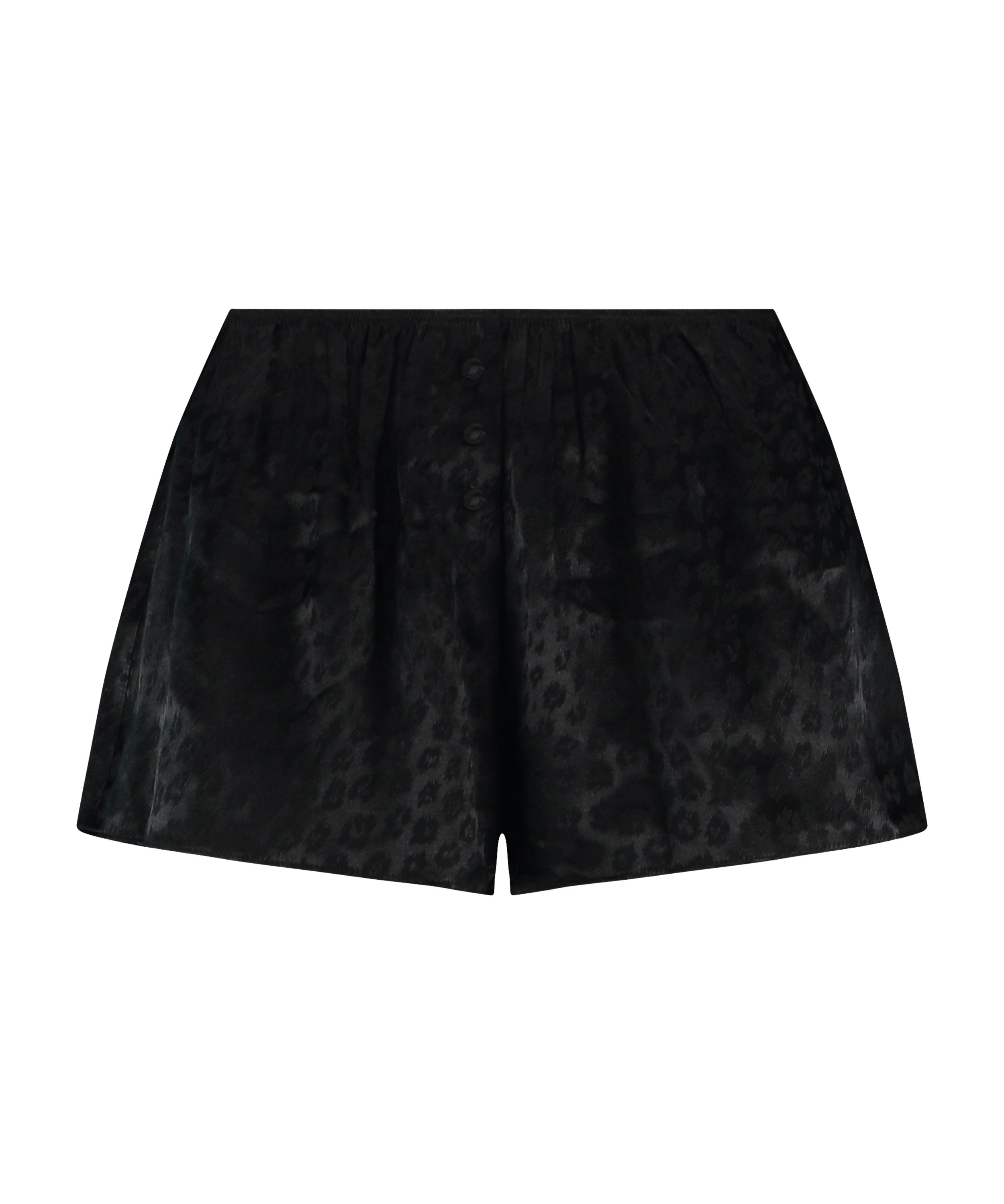 Shorts Leopard, Zwart, main