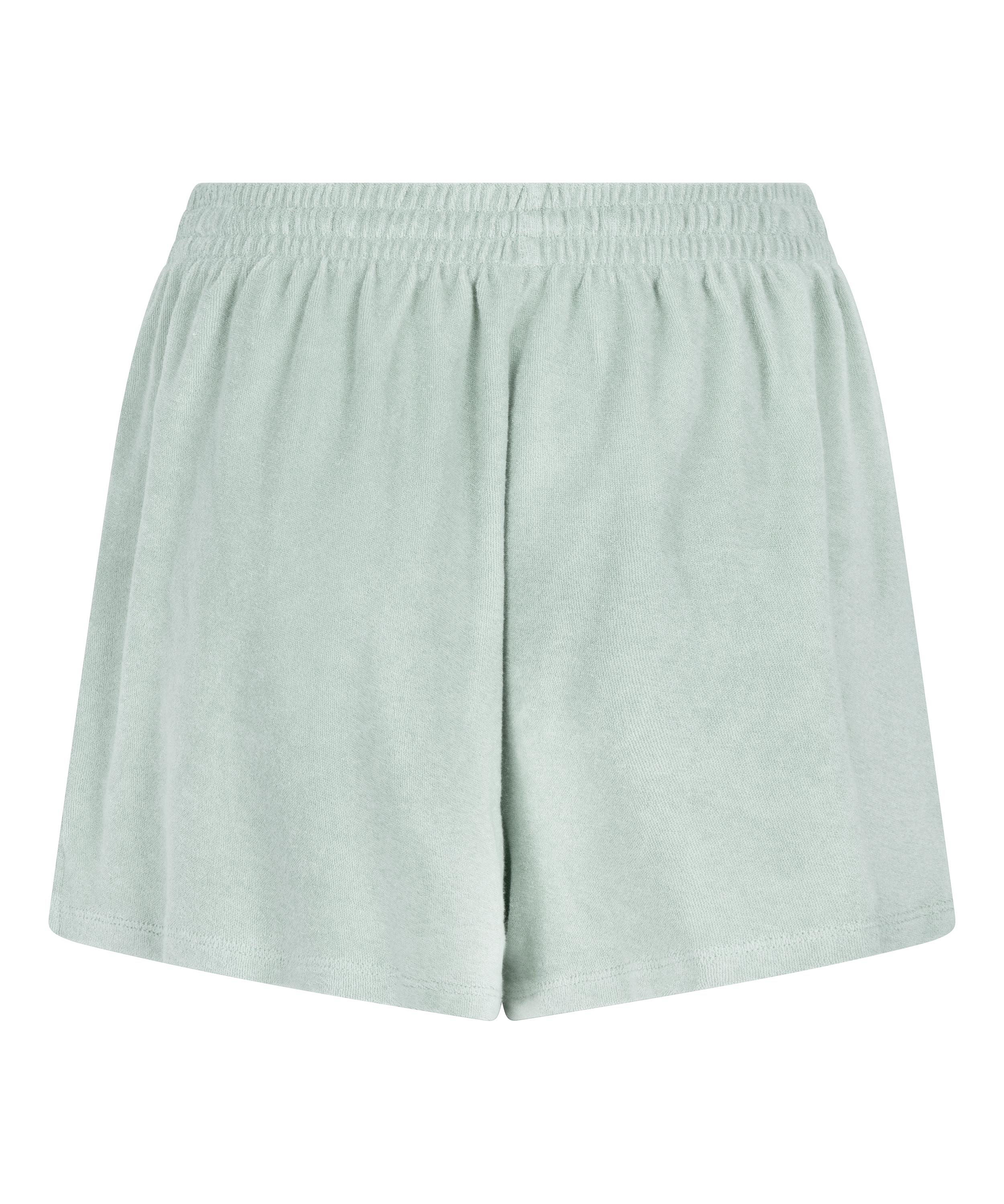 Short en tissu éponge, Vert, main