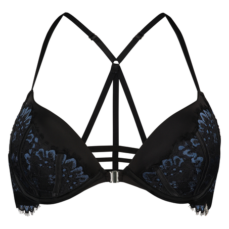 Voorgevormde push-up beugel bh Enchanted Doutzen, Zwart