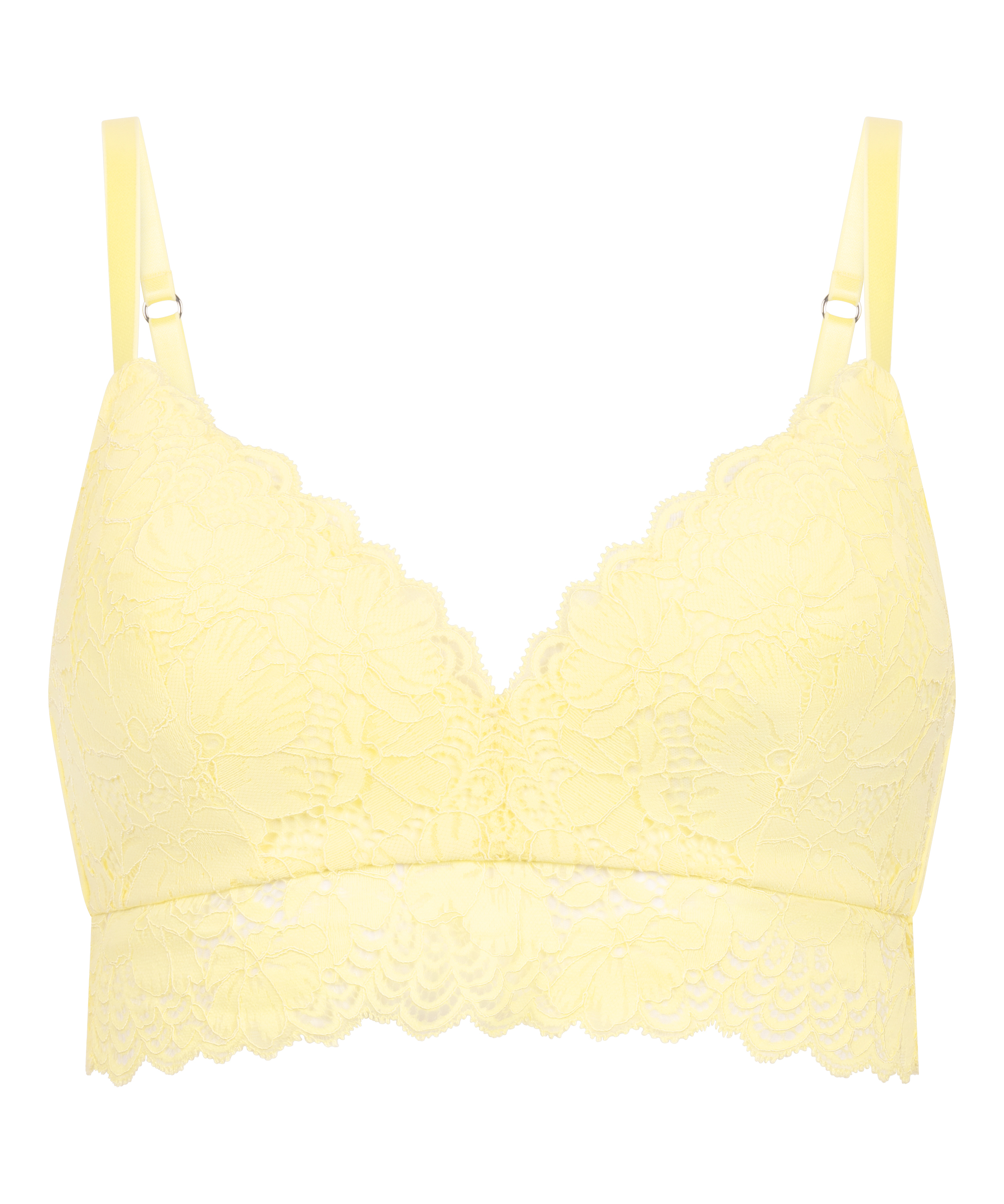 Soutien-gorge sans armatures préformé Andrea, Jaune, main