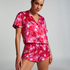 Short de pyjama Satin, Rose