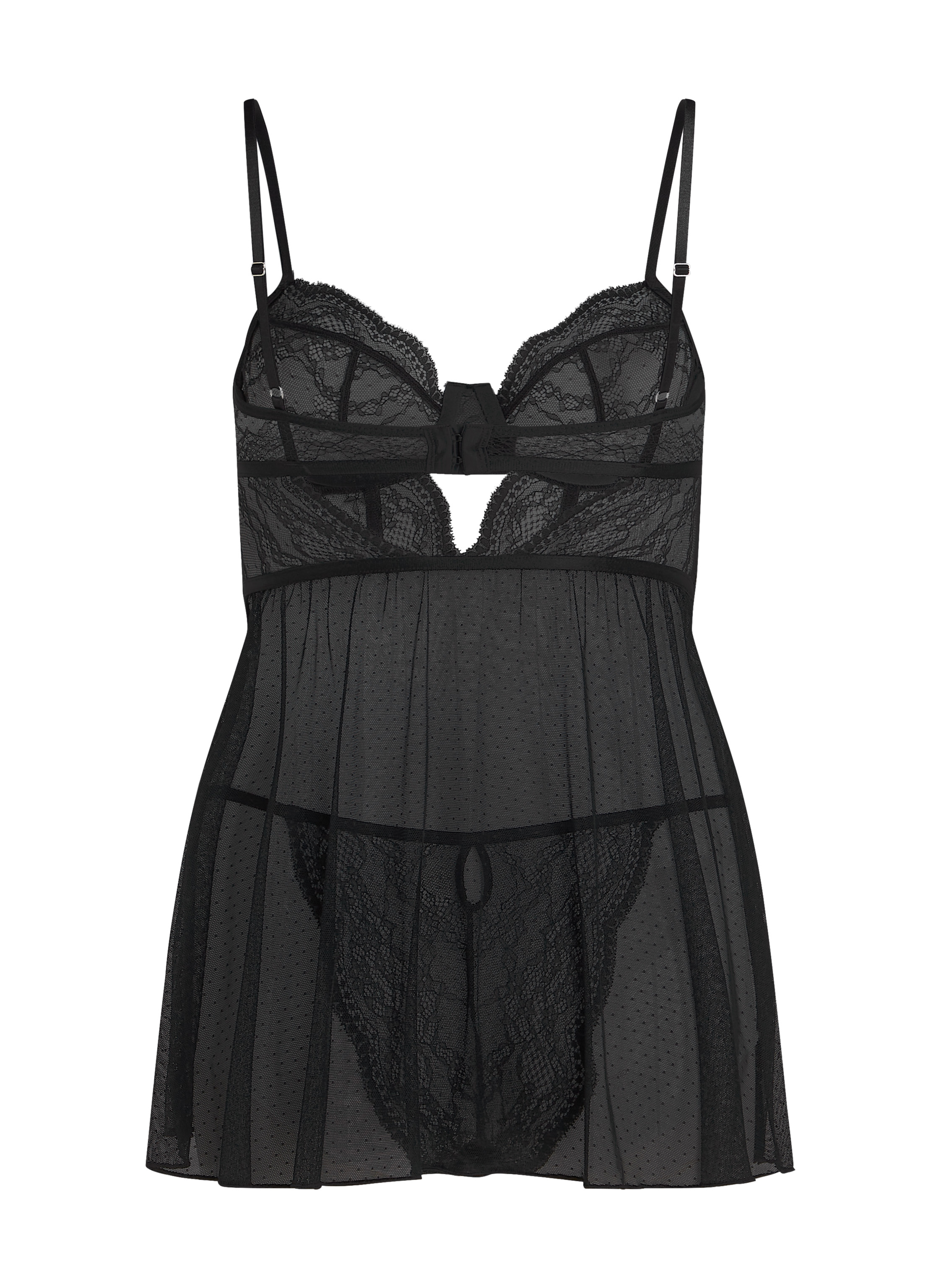 Babydoll Isabelle, Zwart, main