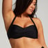 Haut de bikini bandeau Top, Noir