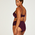 Slip taille haute Sophie, Pourpre