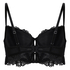 Soutien-gorge à armatures rembourré longline Posie, Noir