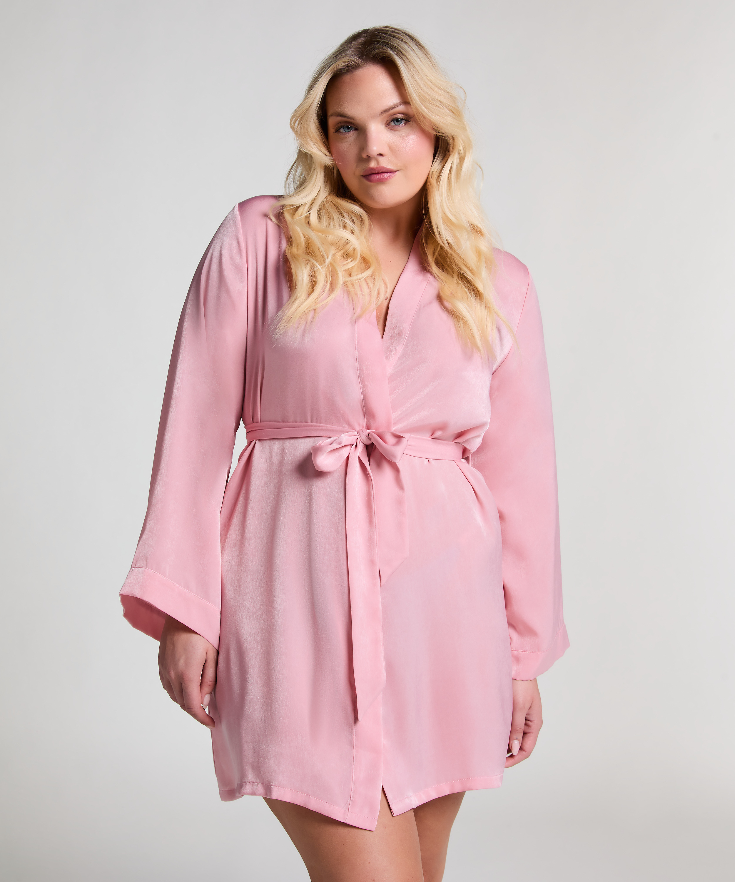 Kimono Satin, Roze, main
