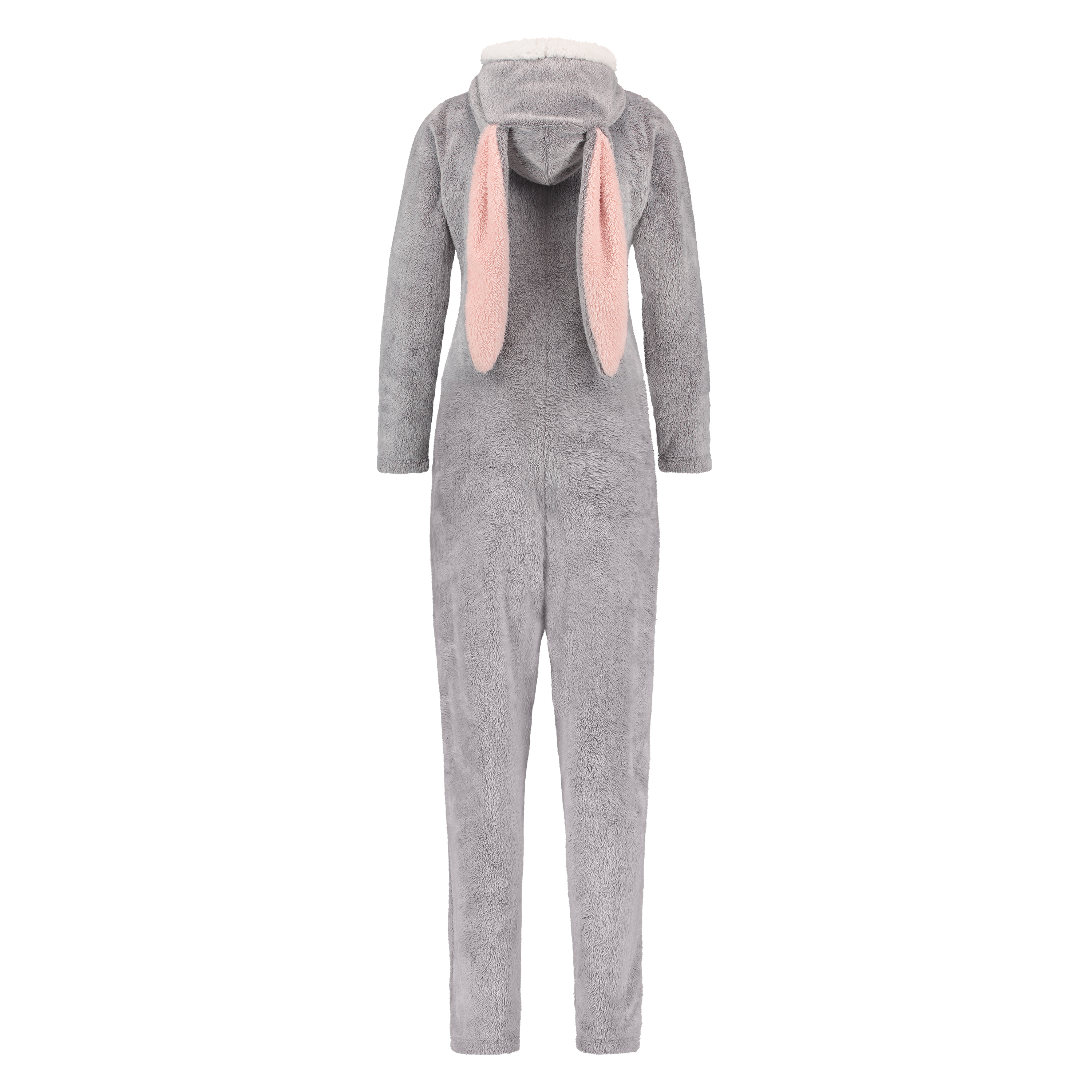 Onesie Fleece Animal, Grijs, main