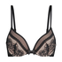 Soutien-gorge push-up rembourr&eacute; &agrave; armatures Malika, Noir