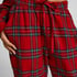 Petite pyjamabroek Flanel, Rood