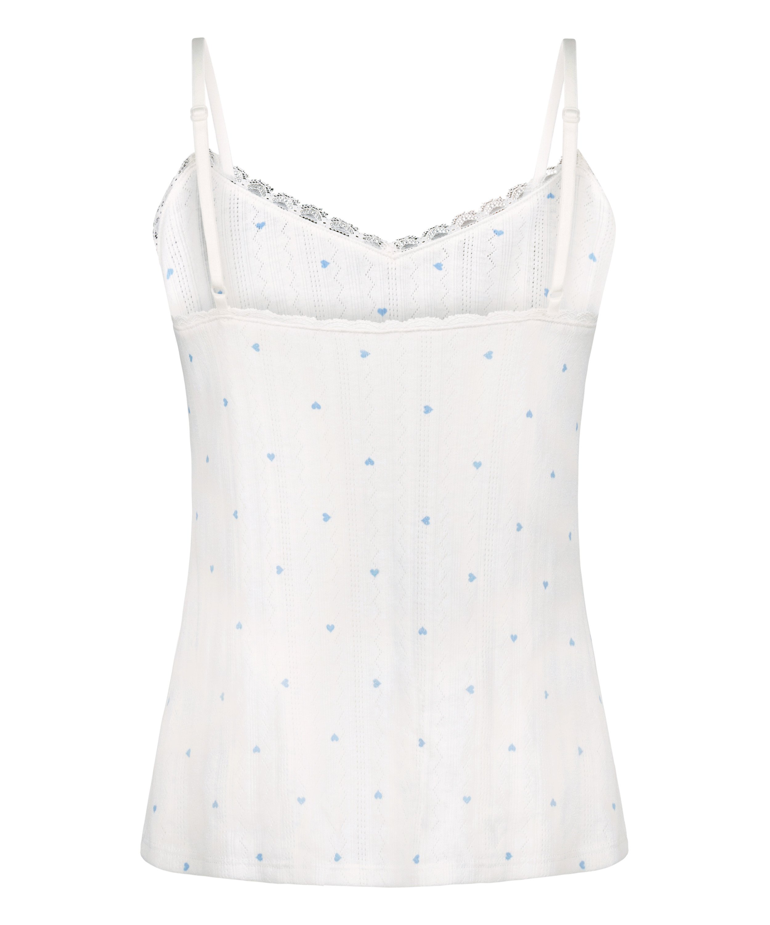 Top cami Lace, Blauw, main