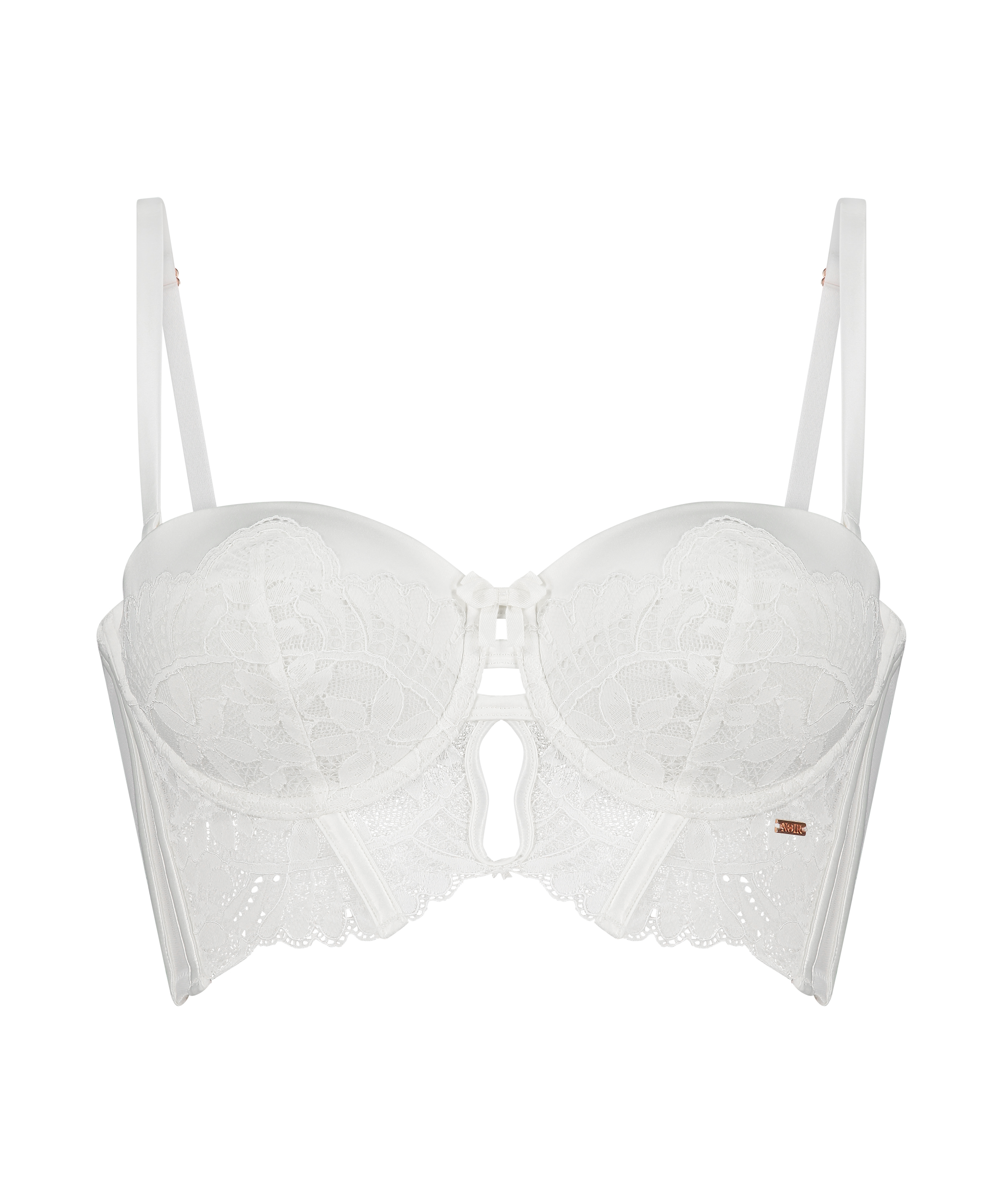 Voorgevormde strapless beugel bh Jamie, Wit, main