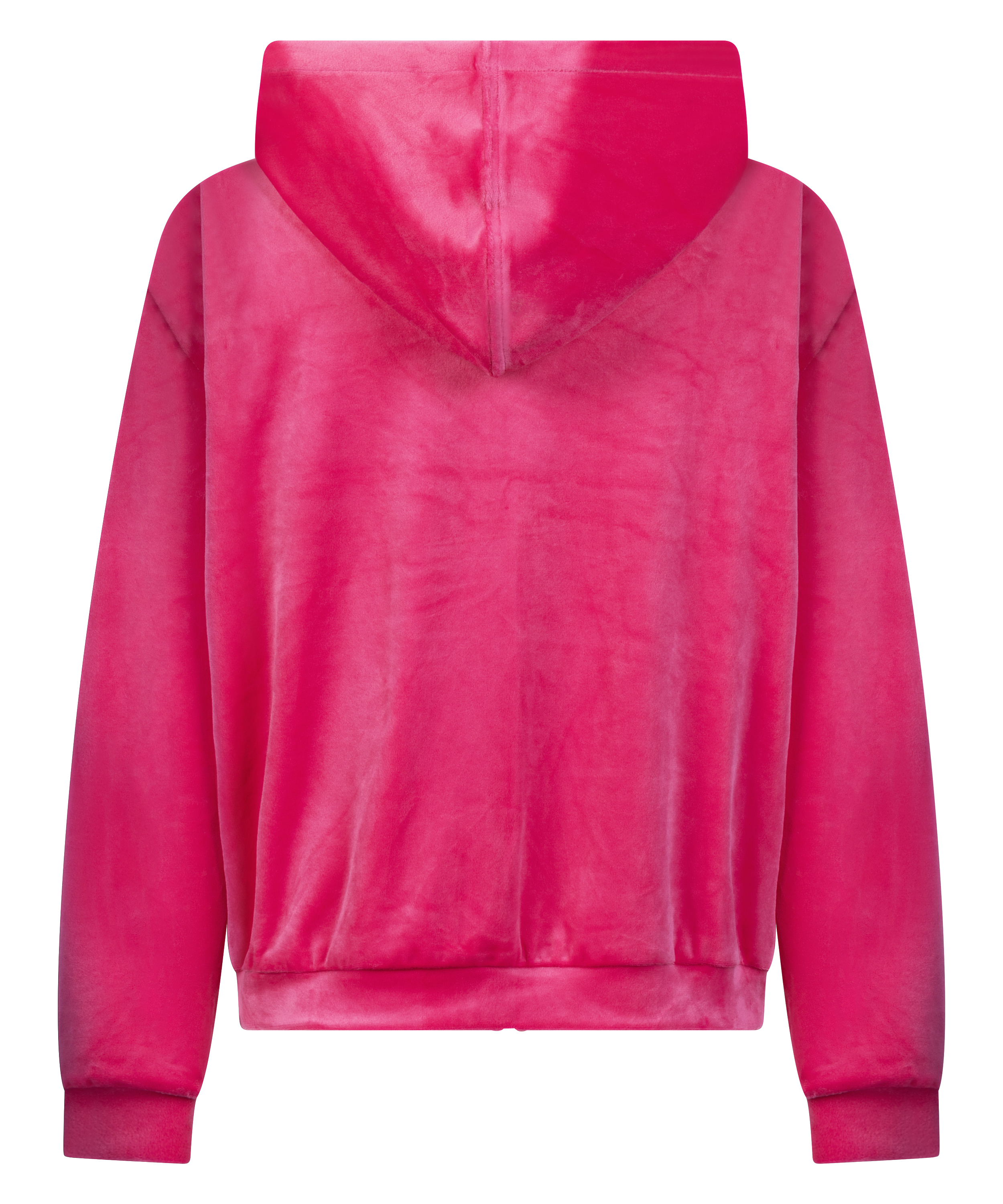 Hoodie jas Velours, Roze, main