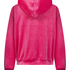 Hoodie jas Velours, Roze